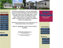 Tablet Screenshot of oldworldrentals.com